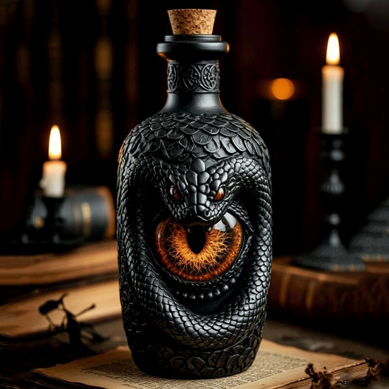 Magic Snake Eye Wine Bottle