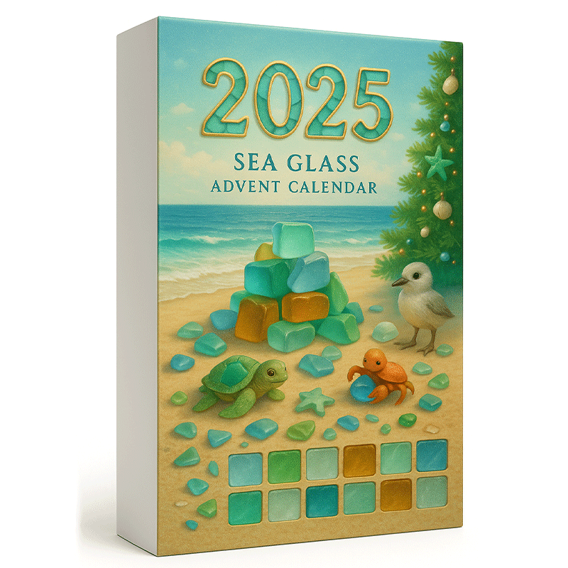 Sea Glass Christmas Tree Advent Calendar