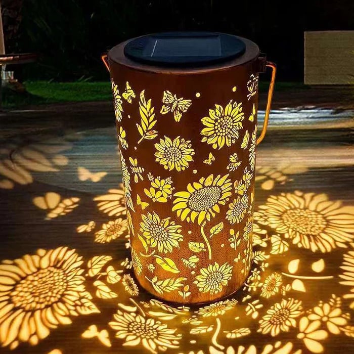 🌞Colorful Sunflower Glow Solar Garden Lantern