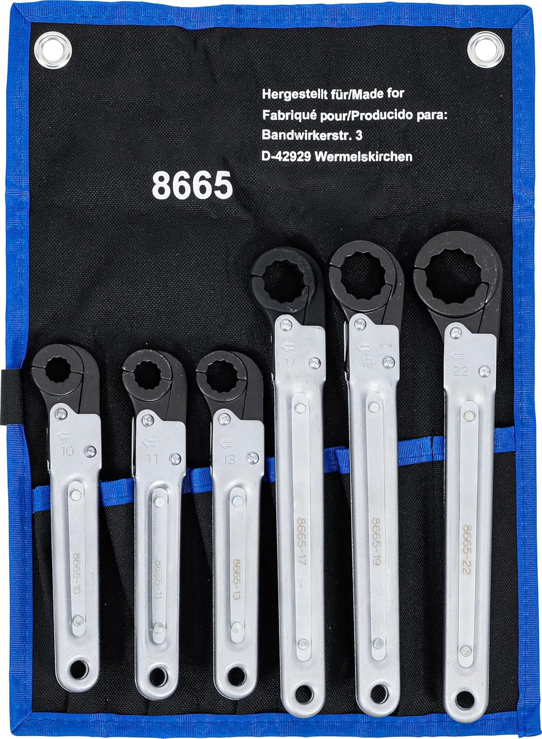 🔧 Line Ratchet Wrench Set | 6 pcs.