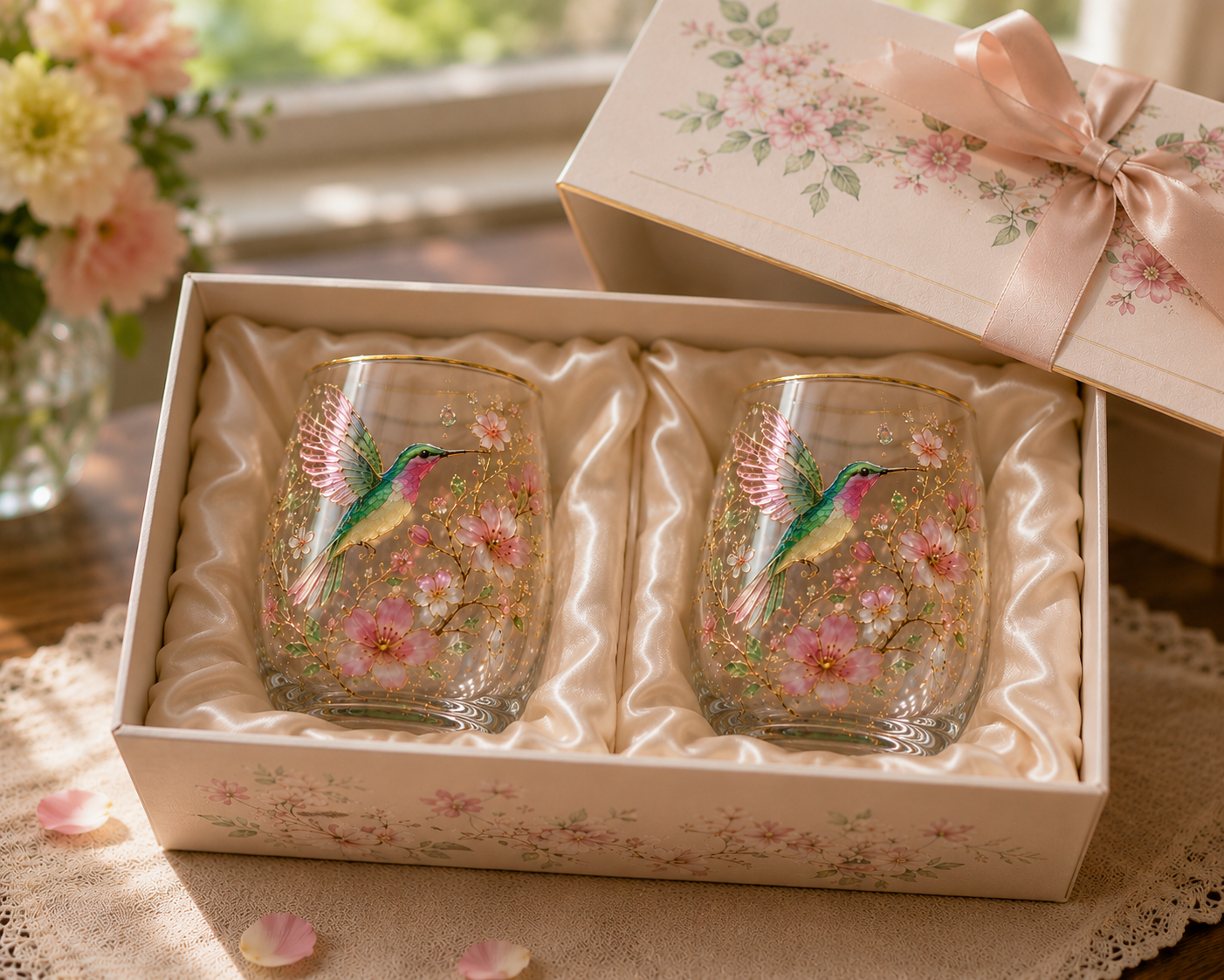 đ¸Limited Edition 2026 Hummingbird Morning Bliss Glass Cupâ