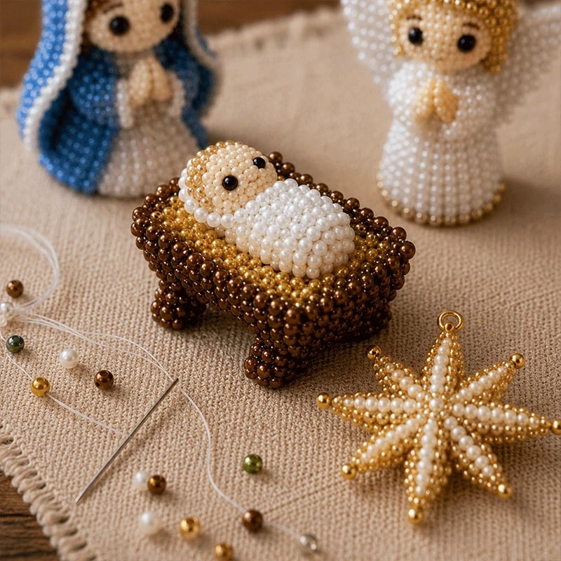 DIY Nativity Scene Beading Kit