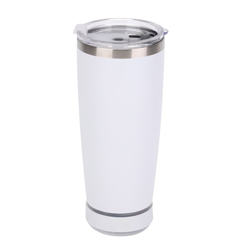 🎶20oz Bluetooth Speaker Insulated Mug🥇✨: Your Perfect Vibe for Sips & Sounds 🥳(🔓Detachable 2-Piece | RGB Lights & Temp Lock🥤)