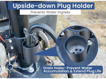 🔥Aluminum RV Towing Chain Organizer & 7-Way Plug Holder ( RV Camper Accessories )