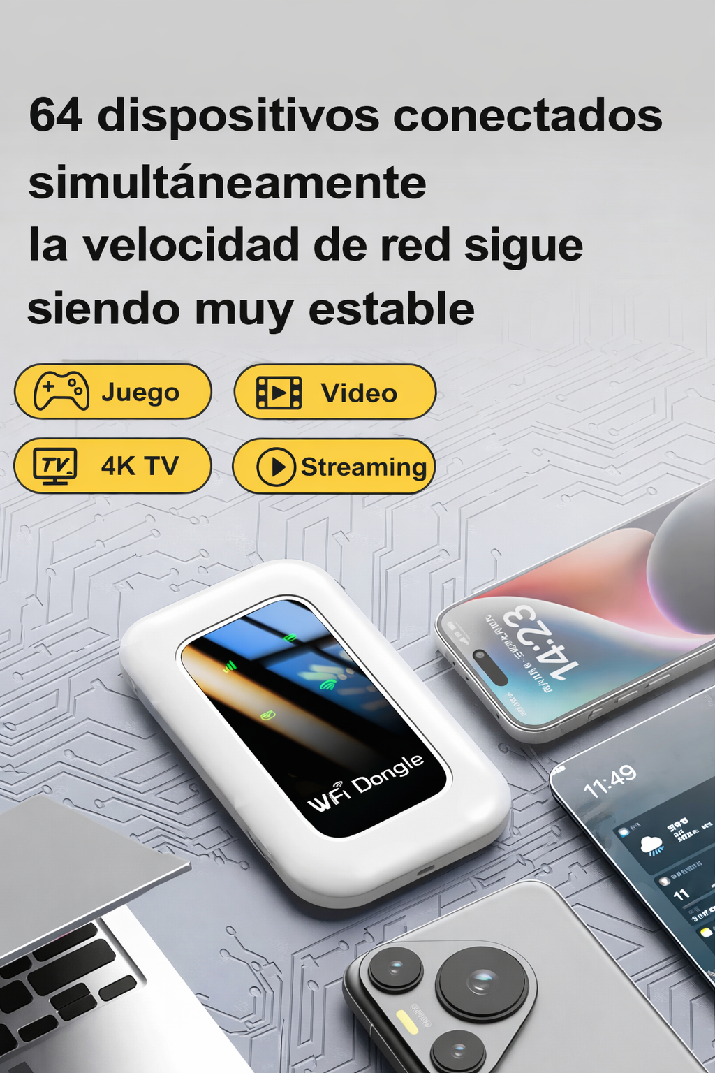 hot Sale🔥[encendido y uso, gratis de por vida] All-network portable wifi