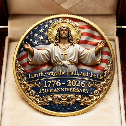 ✝️ 49% OFF — Faith & Freedom Anniversary Coin