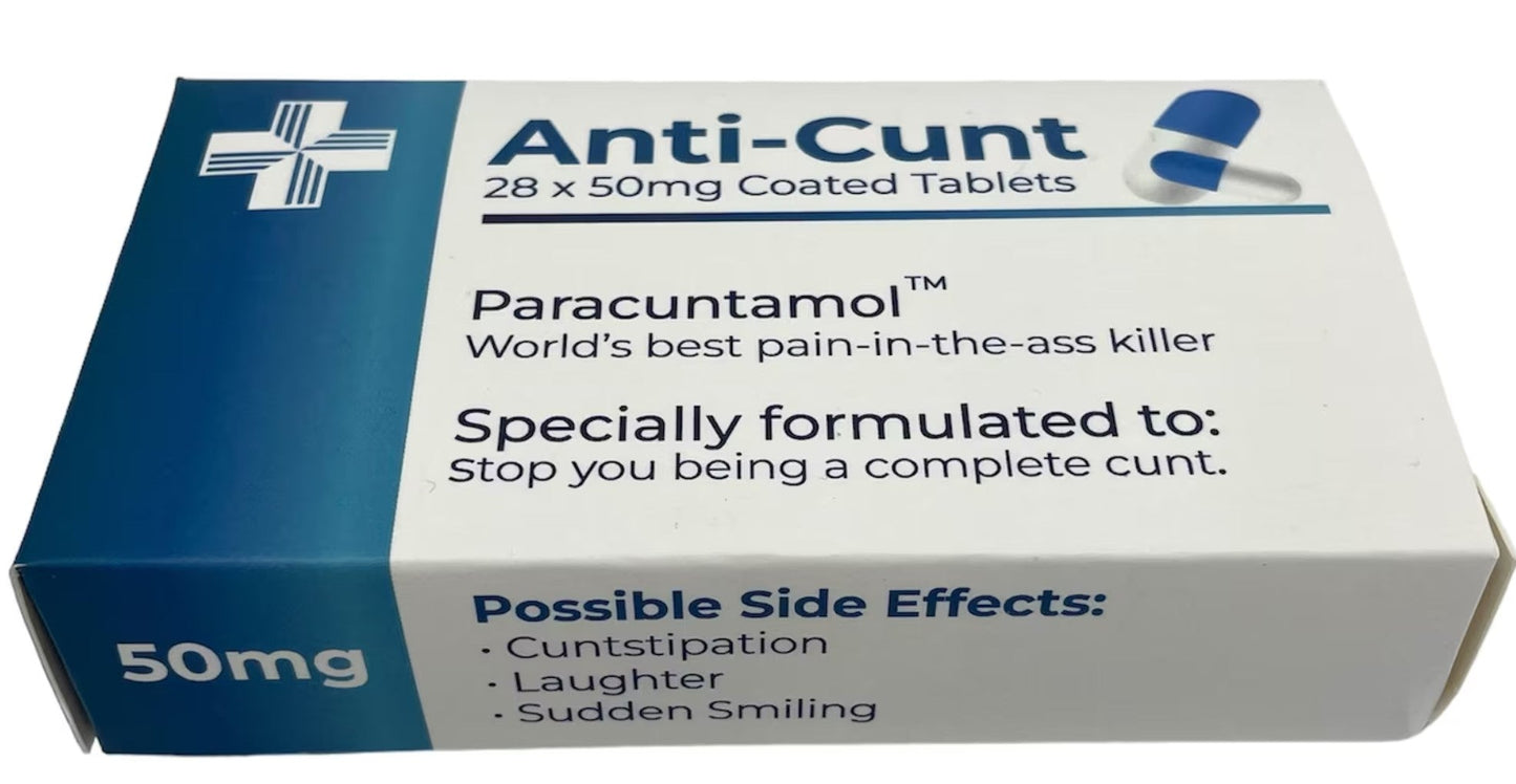 Anti-Cunt Prank Pill Box