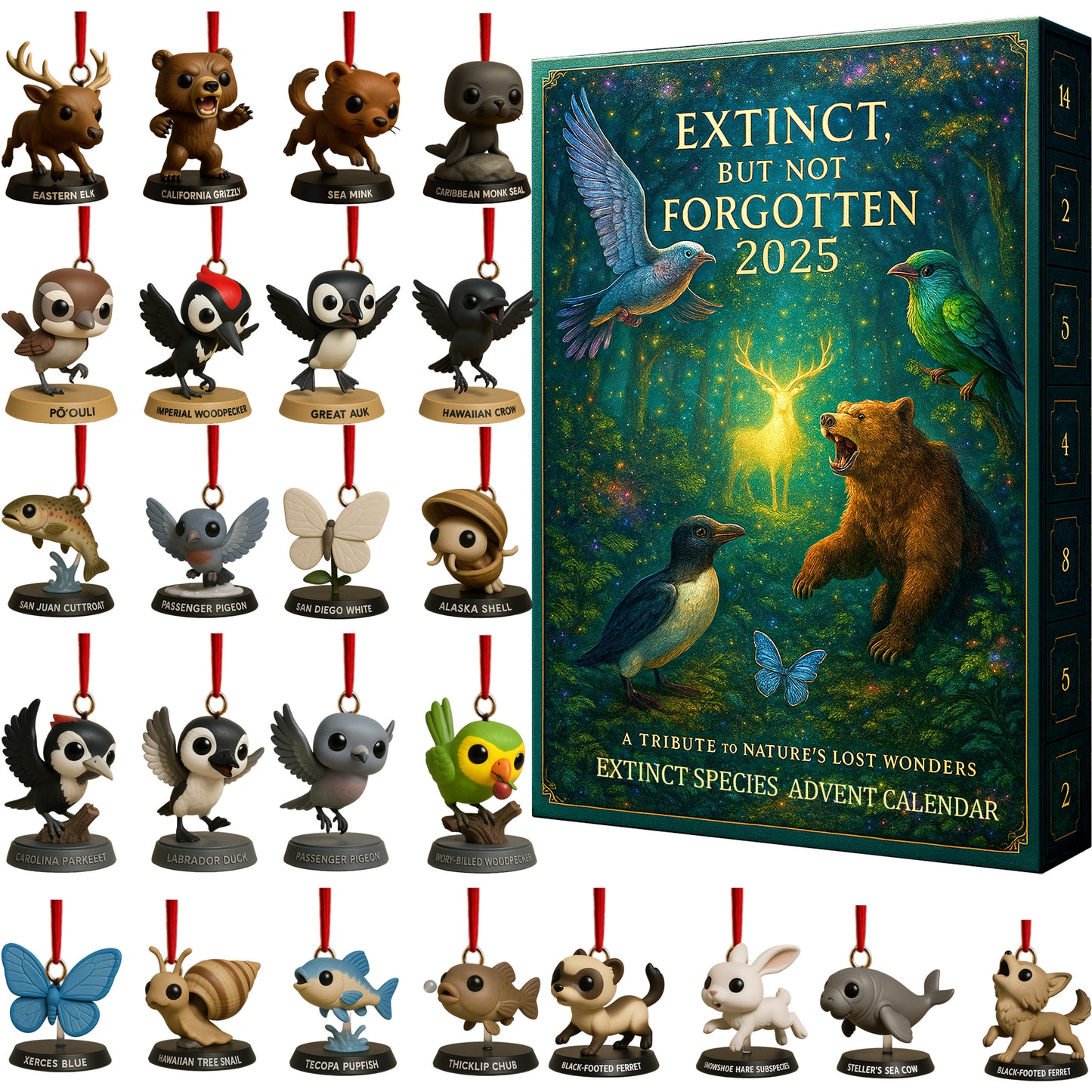 Extinct Species Advent Calendar 2025