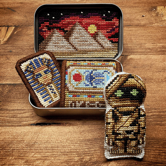 Tin Box Cross Stitch Kit