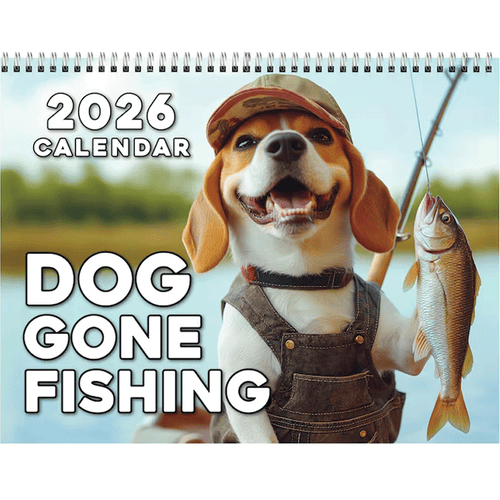 2026 Dog Fishing Calendar