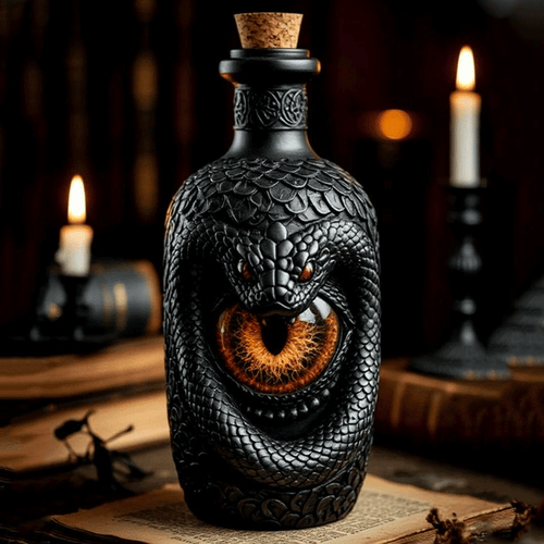Magic Snake Eye Wine Bottle