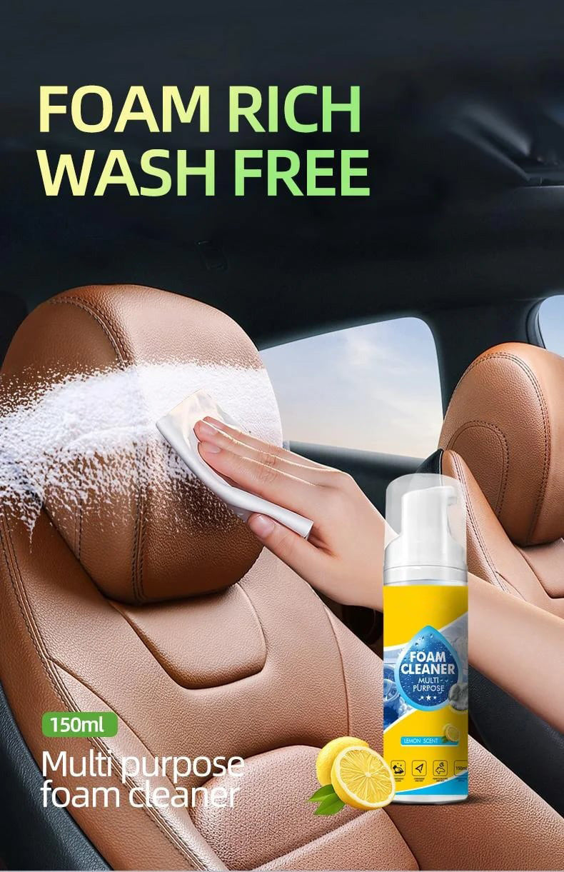 Enzyme-Powered Multi-Surface Foam Cleaner – Deep Clean Stains, Grease & Odors Fast