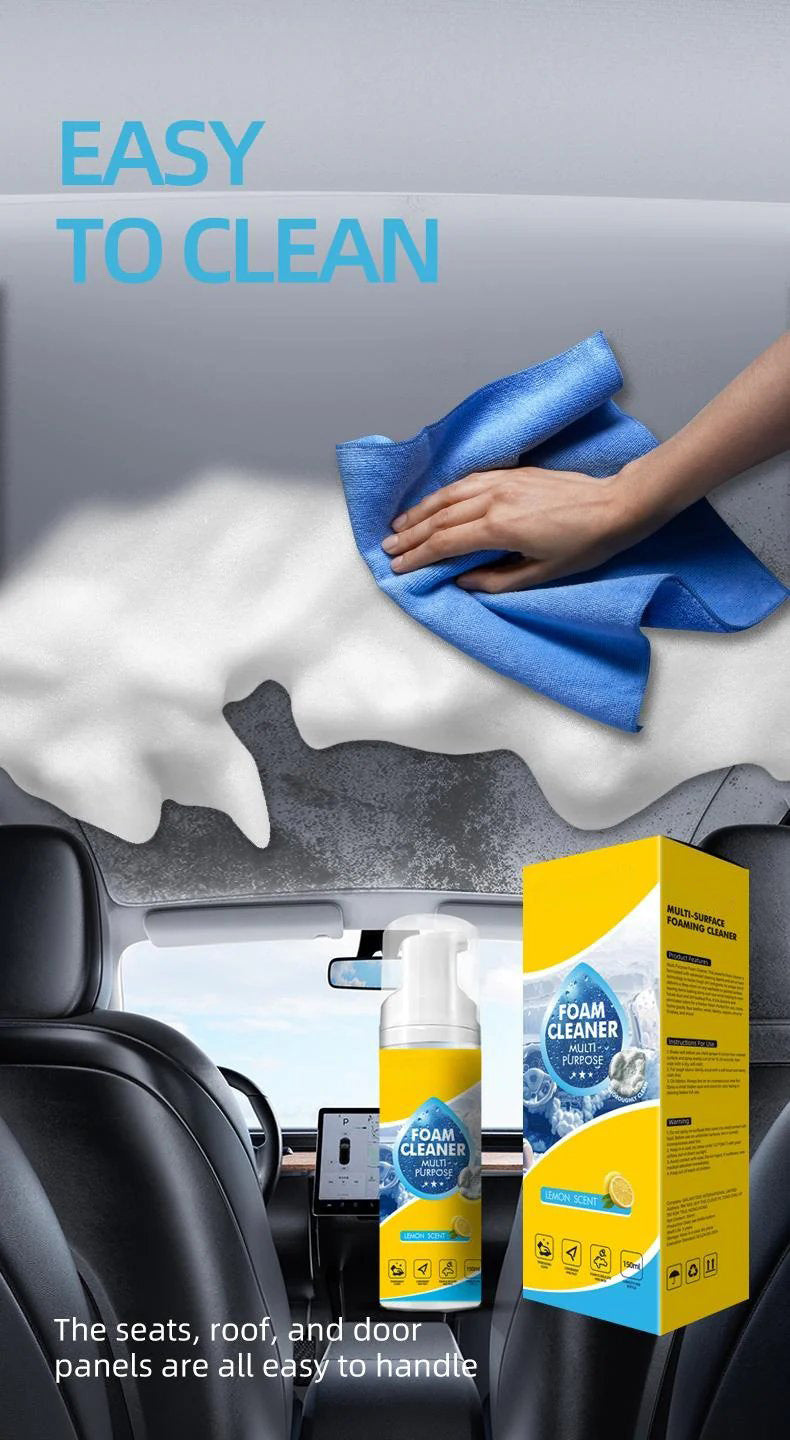 Enzyme-Powered Multi-Surface Foam Cleaner – Deep Clean Stains, Grease & Odors Fast