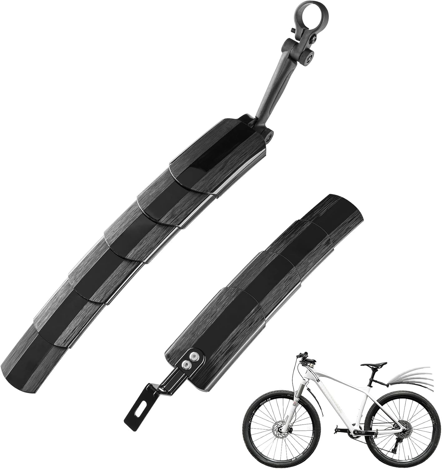 🚲  Retractable Bike Mudguards