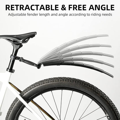 🚲  Retractable Bike Mudguards