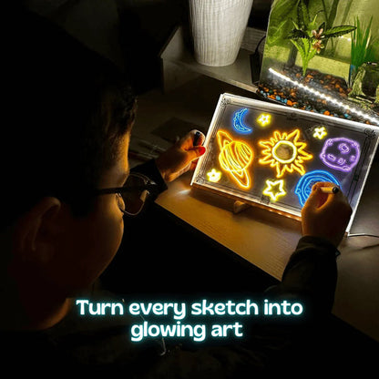 Erasable LED Drawing Board with Night Light