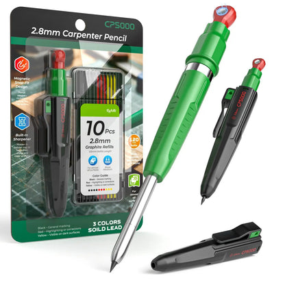 ✍️7-In-1  Carpenter Pencils with Sharpener