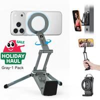 MagSafe-Compatible 4-in-1 Travel Tripod & Clamp Mount