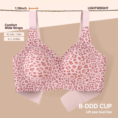 Women Jelly Bras Wirefree Full Coverage No Underwire Everyday Bras Comfortable Wireless Padded Tshirt Bra