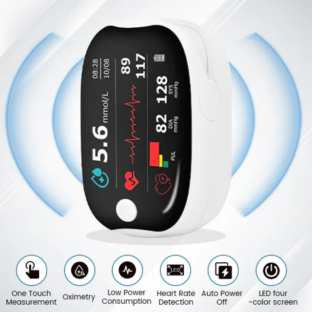 🔥Advanced Laser Glucose Monitor – No Pricks, 99.9% Accuracy!🔥
