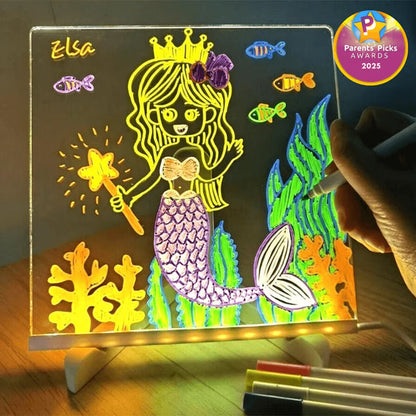 Erasable LED Drawing Board with Night Light