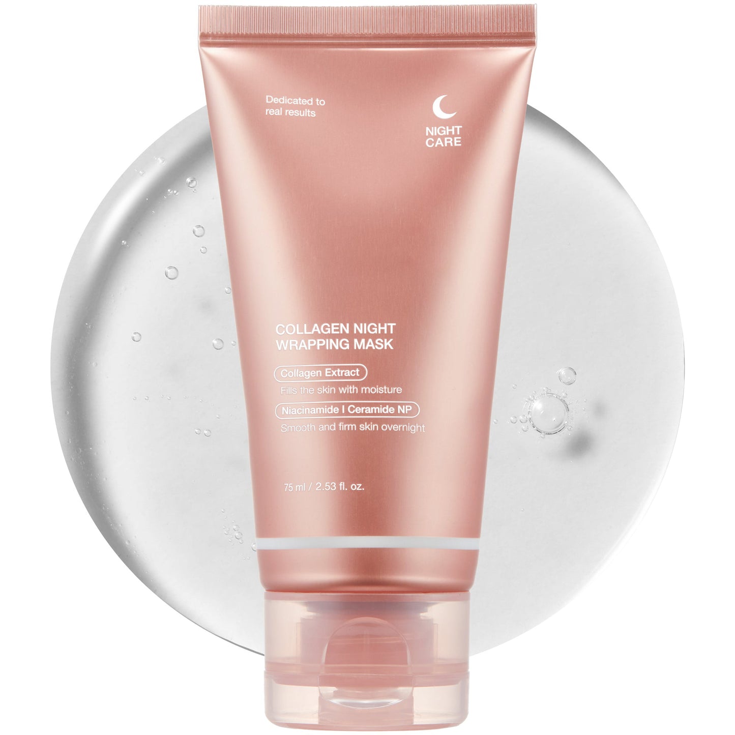 Collagen Night Wrapping Mask：Awaken Your Glow: Quick Dry Easy Peel Overnight Collagen Facial Mask
