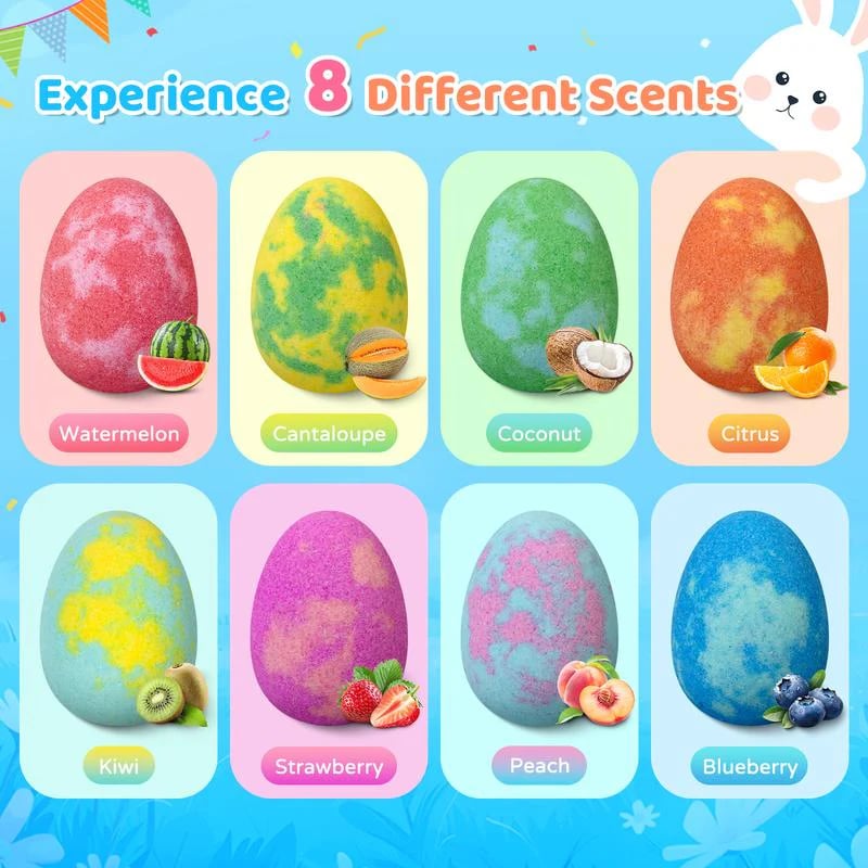🫧 🥚 BunnyBurst Surprise Bath Bombs for Kids