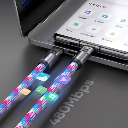 🔥 49% OFF🔥C to C 240W Charging Cable with Wearable Bracelet Design