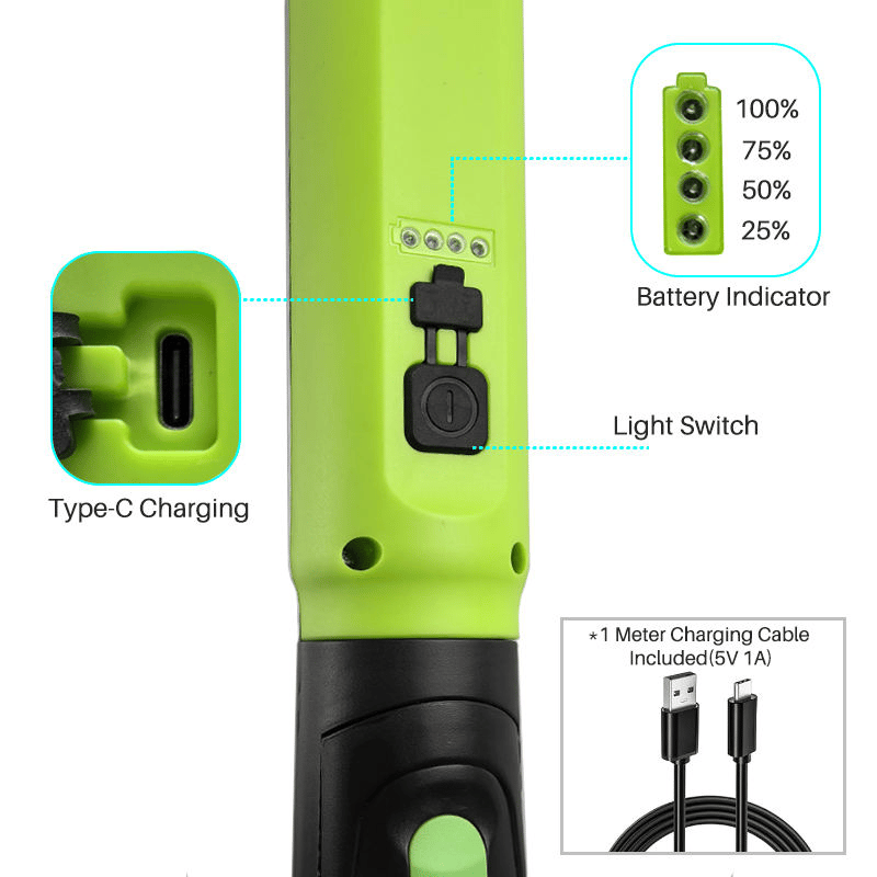 🔥Hot Sale 49% off🌟🔦Multifunctional magnetic rechargeable work light💡