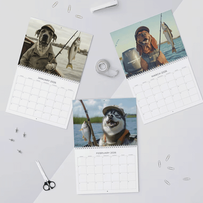 2026 Dog Fishing Calendar