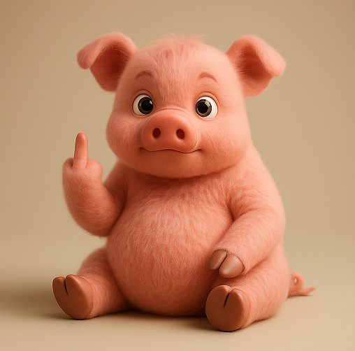 Funny Middle Finger Dog Plush Toy – The Perfect Gag Gift 🎁