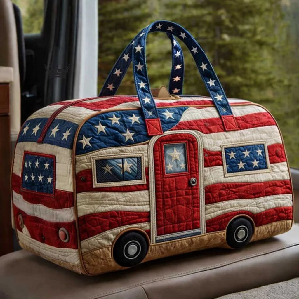 🔥LAST DAY 50% OFF - 🇺🇸✨🇺🇸 American 250th Anniversary Quilted Travel Duffle Bag