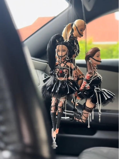 Handcrafted Kinky Dolls Car Charm