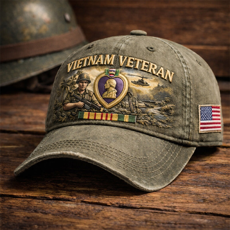 Vietnam Veteran Commemorative Cap