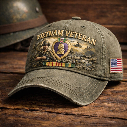Vietnam Veteran Commemorative Cap