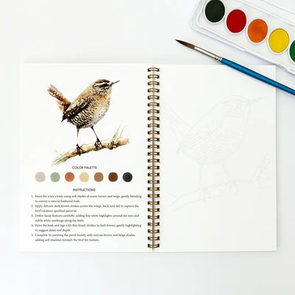 🔥HOT SALE 60%OFF🔥 - 🖼️Beginner-Friendly💕 Watercolor Workbook