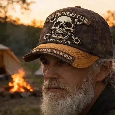 Old Fuckers Club-Vintage Baseball Cap🎁