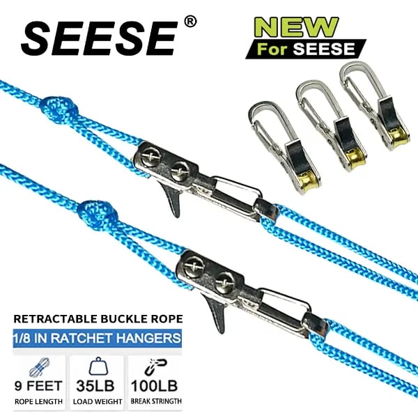 🪢🔥Retractable Buckle Rope-2026 New Roperoller with Accessory Cord