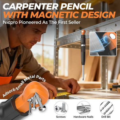 ✍️7-In-1  Carpenter Pencils with Sharpener