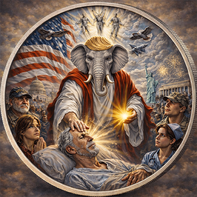 The "Presidential Miracle Moment" Commemorative Coin