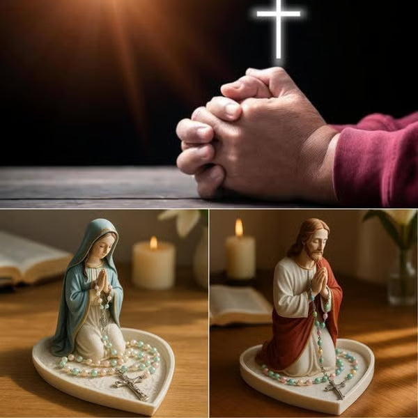 🔥Virgin Mary Rosary Holder (Necklace not included) - ⌛Limited Handmade Series