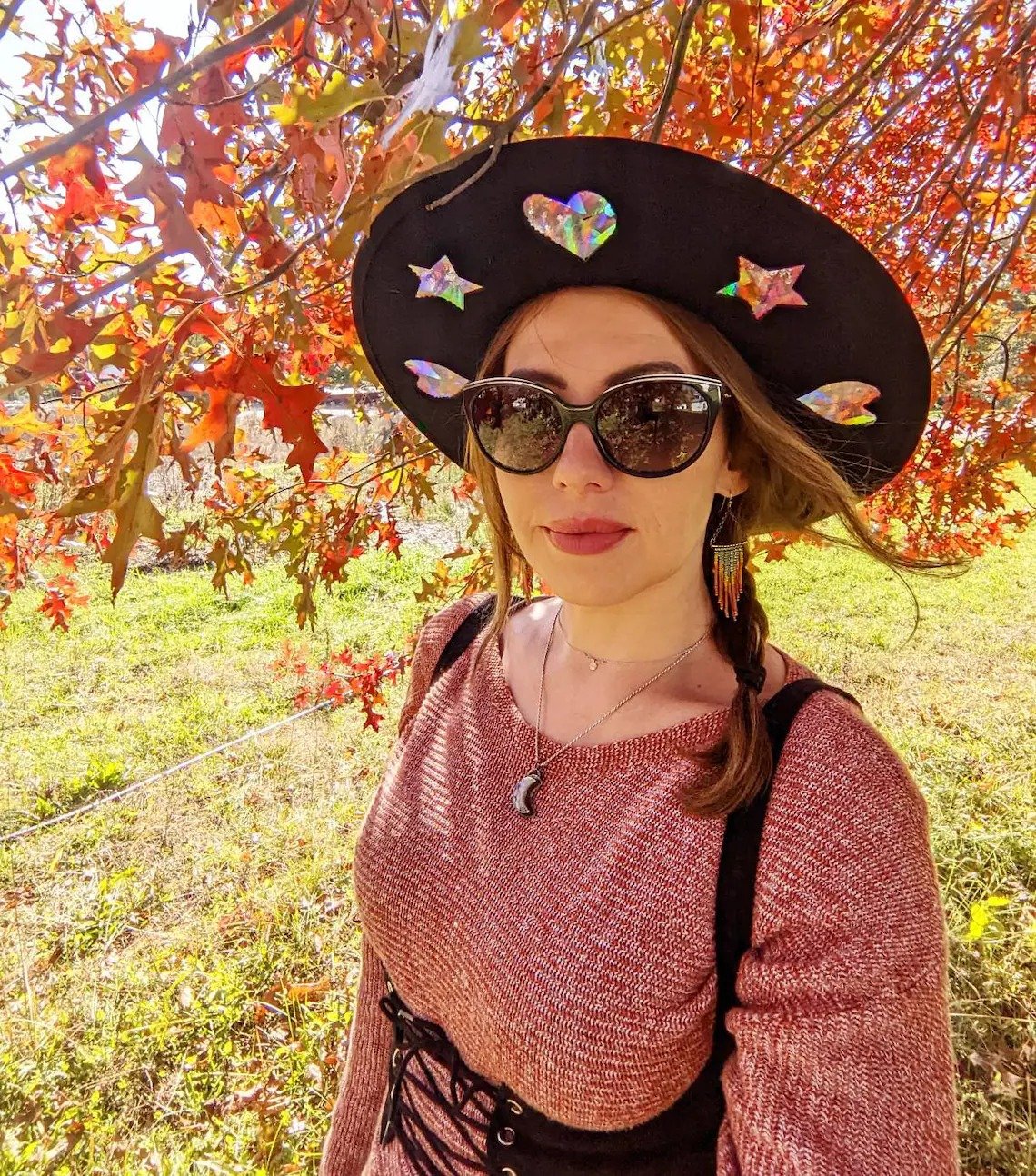 Last Day 50% OFF🔥Suncatcher Cowgirl Straw Prism Hat