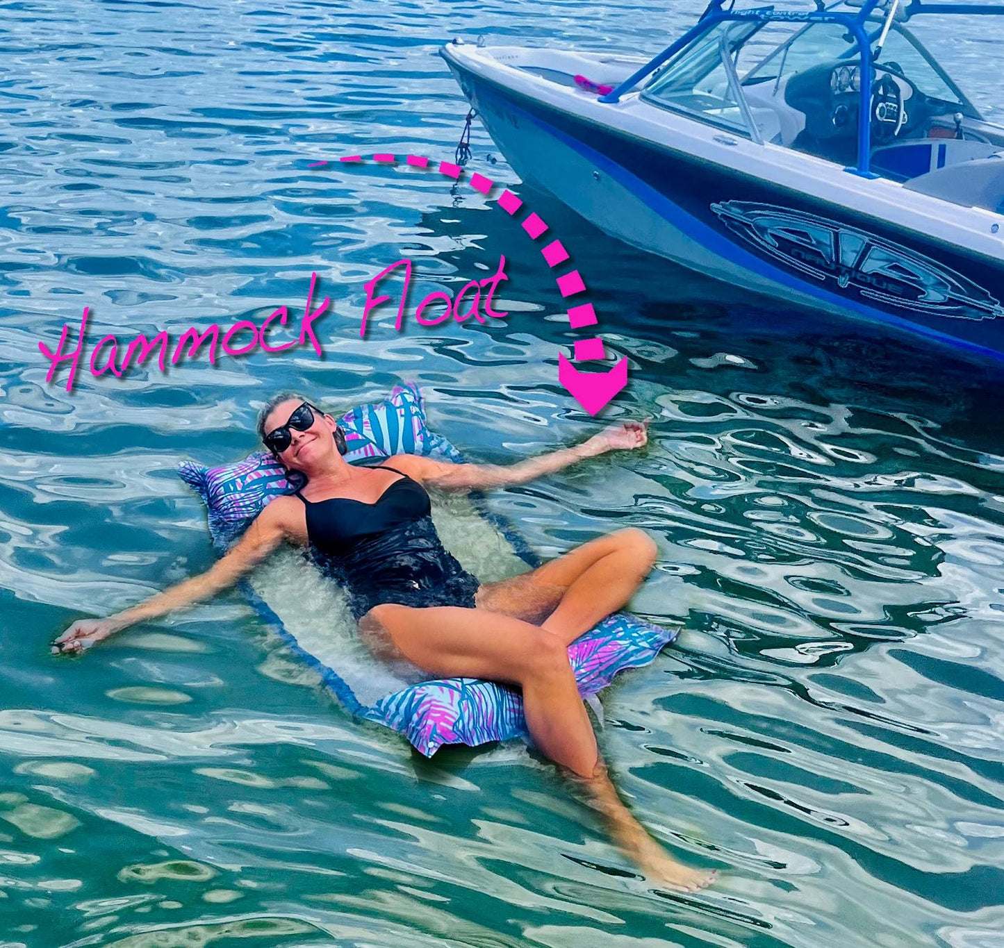 🔥LAST DAY 50% OFF -🌊All-In-one Floating Hammock & Beach Tote🛍️
