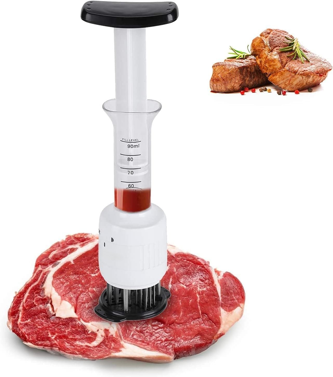 2-in-1 Meat Tenderizer & Marinade Injector