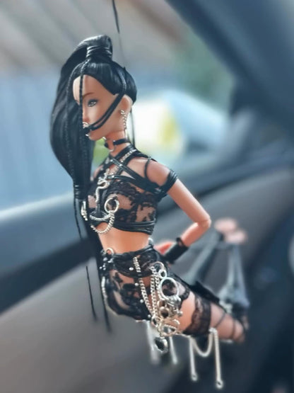 Handcrafted Kinky Dolls Car Charm