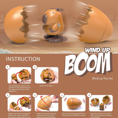 🔥Hot Sale 49% OFF - 🎁 2026 Easter’s Latest Gift: Wind-Up Animal Hatching Surprise Egg 🐣