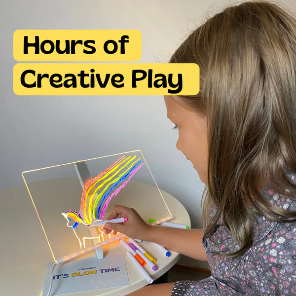 Erasable LED Drawing Board with Night Light