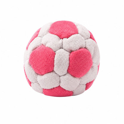 6 Pack Soccer Hackys Footbag Sacks - Soft Plush Footbags for Adults