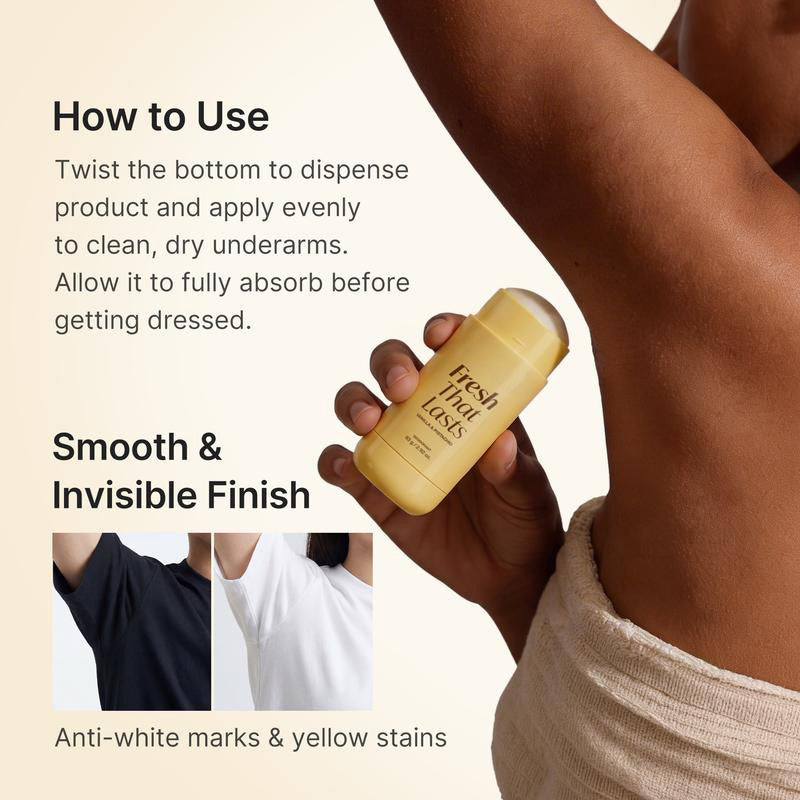 [NEW]  Deodorant Vanilla & Pistachio Fresh That Lasts | 24 Hour Odor Control