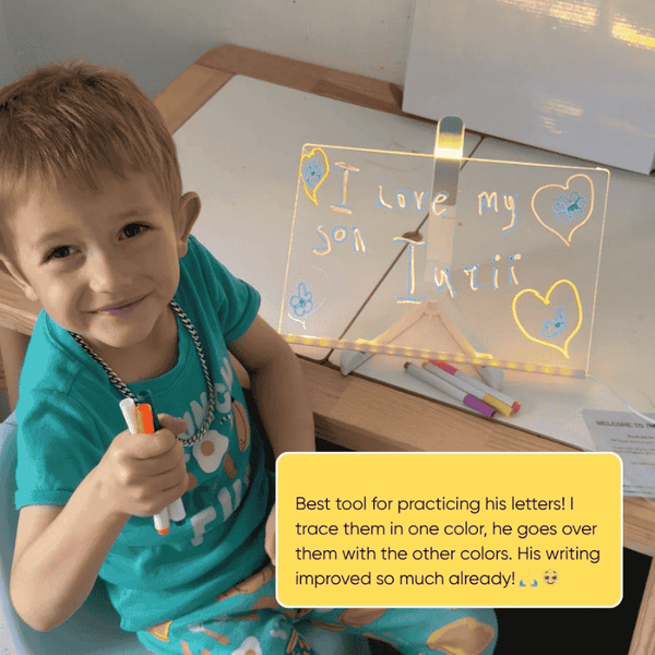 Erasable LED Drawing Board with Night Light